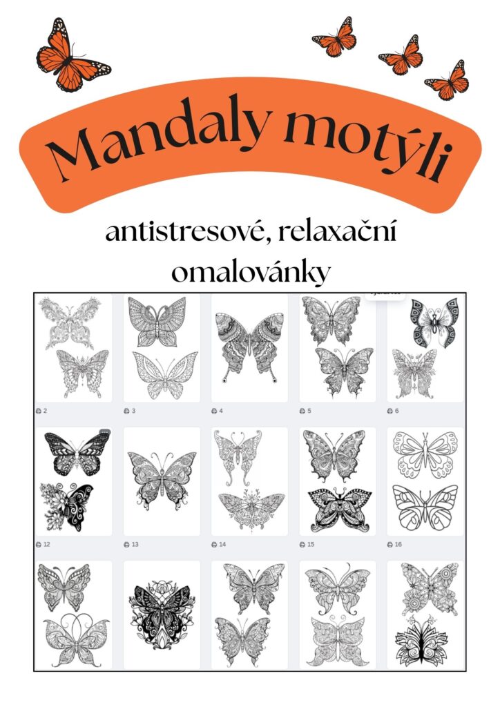 mandaly motýli