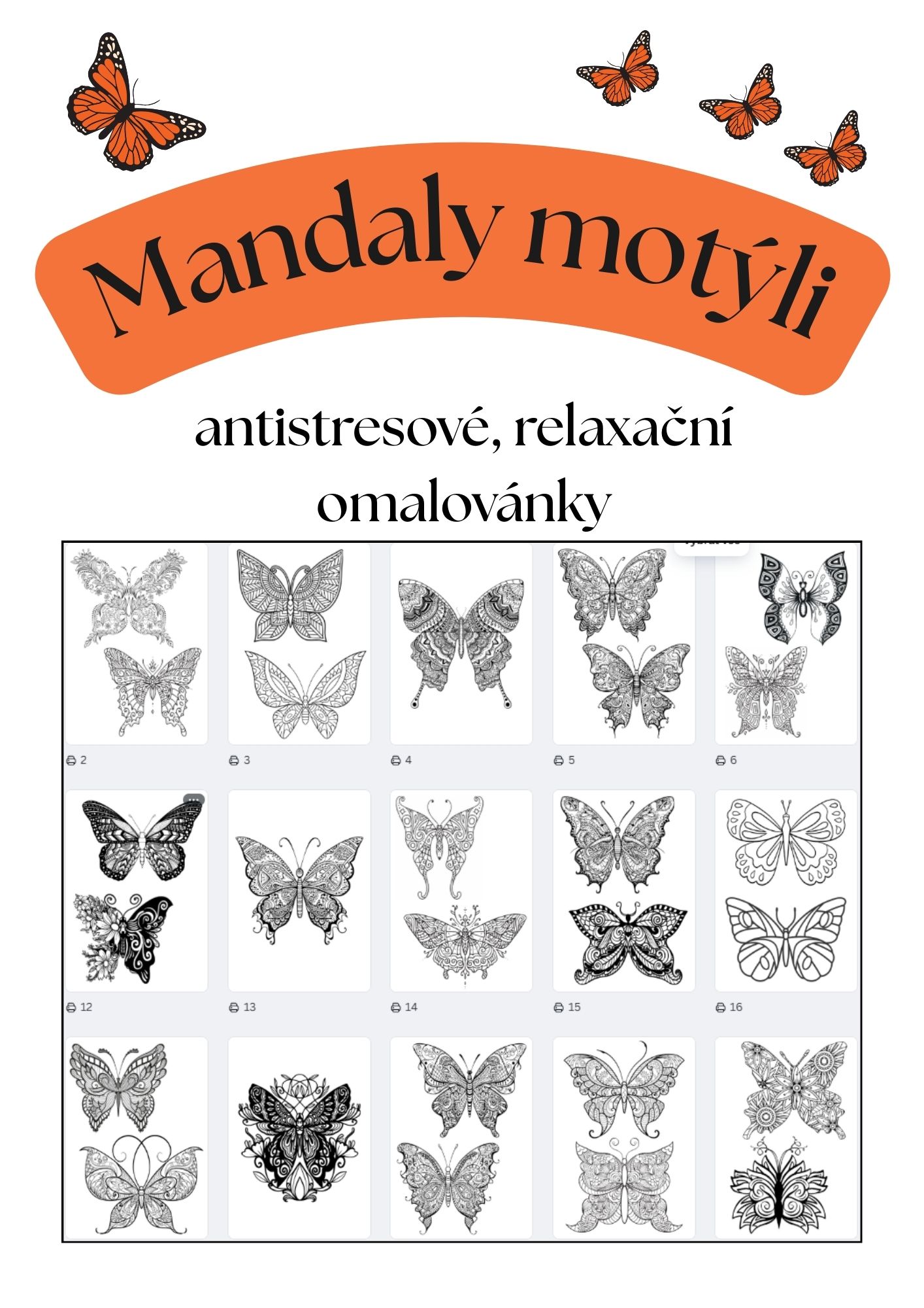 mandaly motýli mandaly motýli
