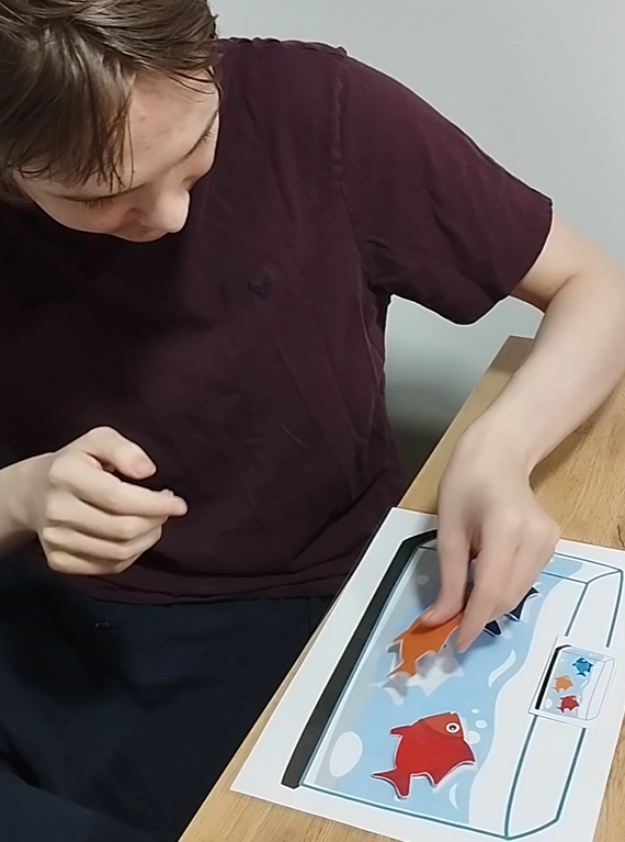 autista pracovní list podle vzoru