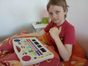 autista a zvukový panel